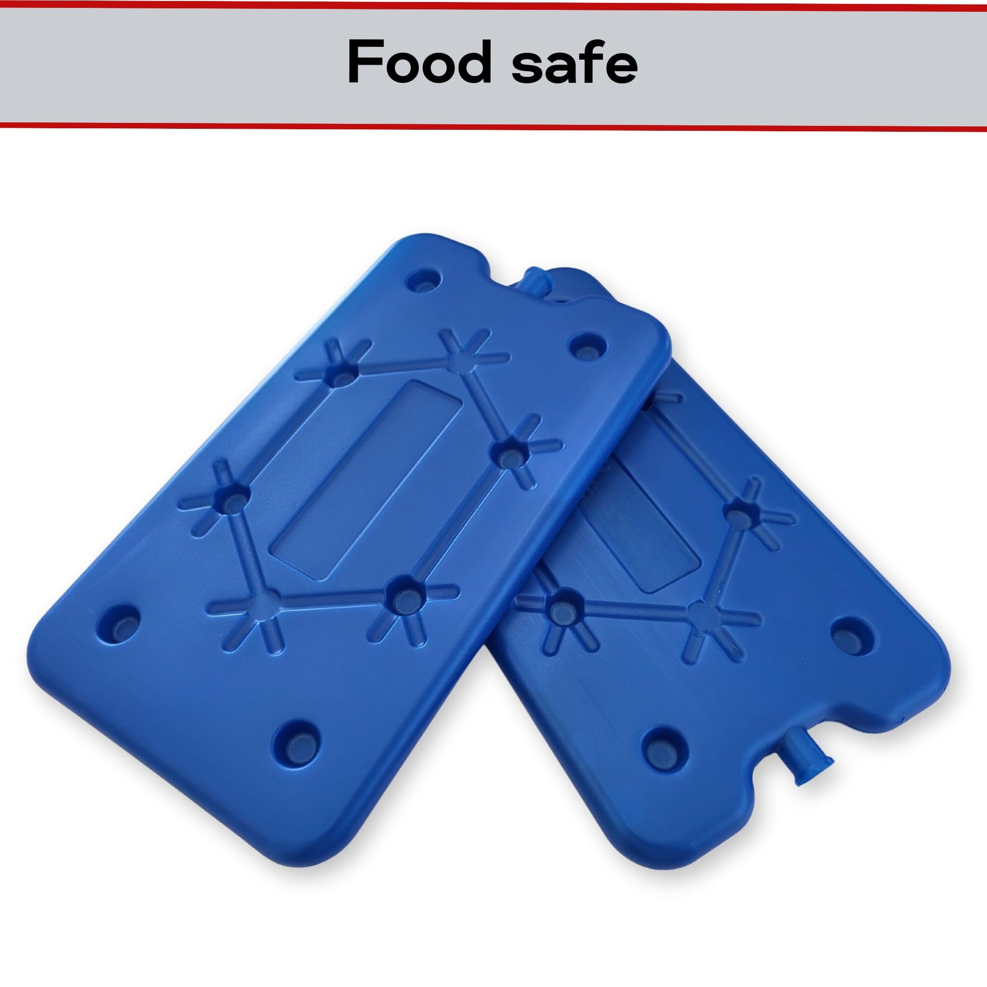 ToCi Lot de 16 blocs réfrigérants de 400 ml chacun - 16 éléments de refroidissement bleus pour le sac isotherme ou la glacière - Extra plats