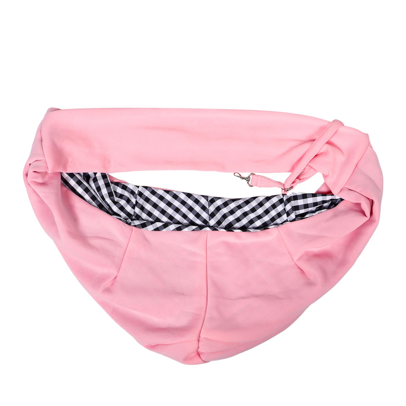 Sac de voyage pour petits chiens rose et réversible pour sorties