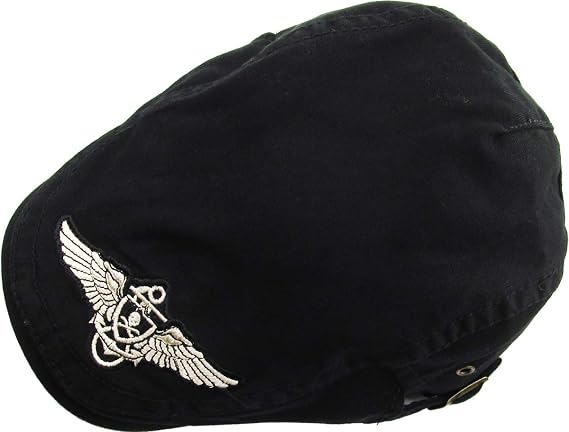 Classic Solid Cotton Denim Newsboy Ivy Gatsby Cabbie Ascot Hat Cap Adjustable