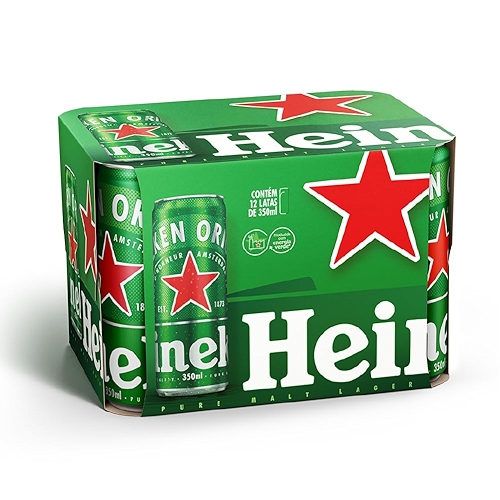 Heineken Cerveja Sleek Lata 350ml Pack 12 Unidades Heineken Cerveja Sleek Lata 350ml Pack 12 Unidades