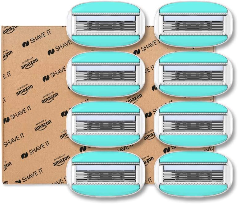Shave It Women's 5Blade Razor Heads (8Pack) Beauty