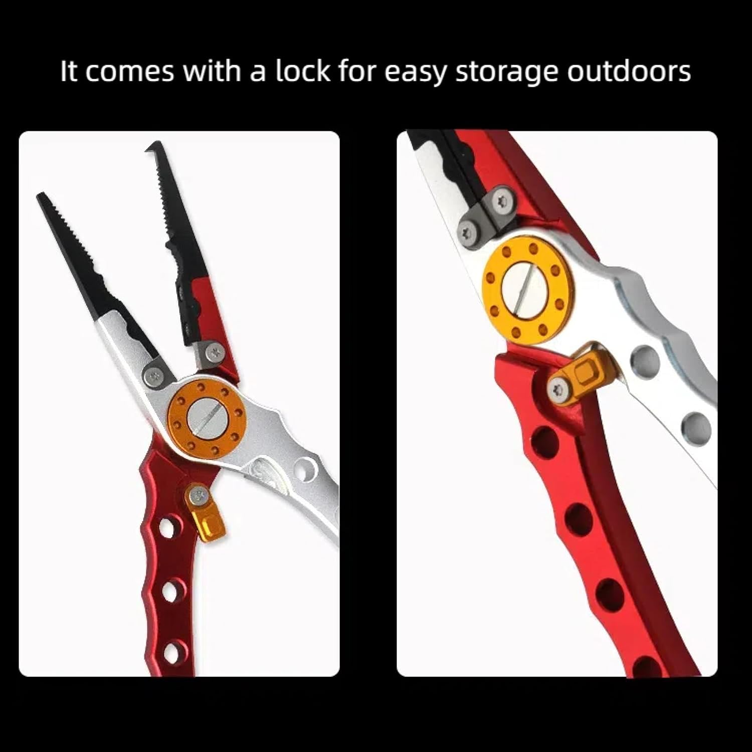 2Pcs Fishing Pliers, Unhooking Pliers, Aluminum Alloy Fish Clamps, Large Fish Retrievers, Fishing Equipment, Lure Pliers Fish Lip Gripper Pliers