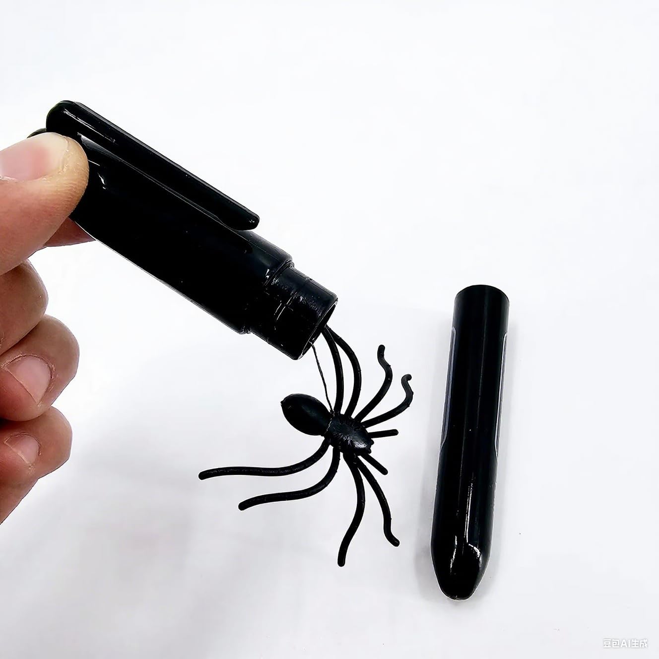 SUMAG Scare Prank Spider Pen Magic Tricks 3D Jumping Spider Magic Gag Close up Party Prank Toys Comedy Props Accessories Easy to Do