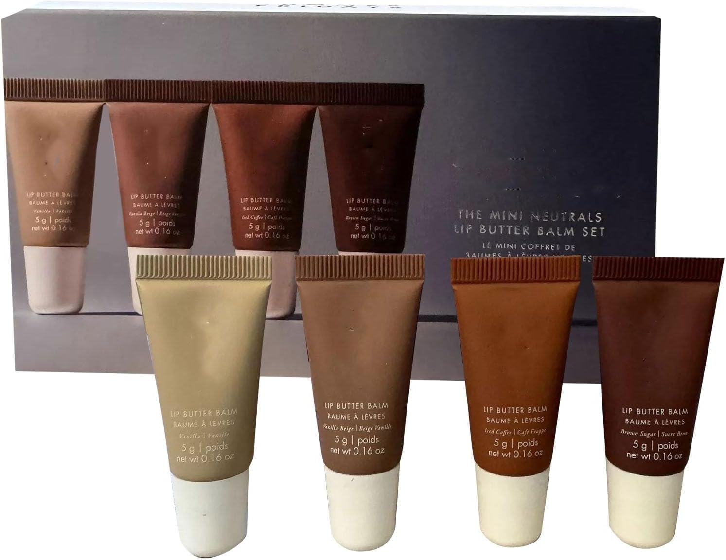 Summer Lip Balm, Moisturising Lip Balm For A Sheer Tint Of Colour, Vegan & Cruelty-free, Moisturising Lip Balms Tube For Dry & Chapped Lips, Lip Care (W-All, 4PC)