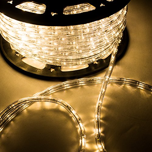 Walcut Crystal Clear Pvc Tubing Led Rope Light #TOP5