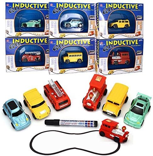 Inductive Toy Car Truck Tank Bus Follow Drawn Line For Pre-school Learning Kids and Children Best Toddler Toys