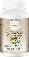 MADENA SiboEx intestinal bacteria complex without soluble fibre, 60 capsules with 10 bacterial strains (20 billion) including Bacillus coagulans, subtilis & clausii and L-glutamine, vegan