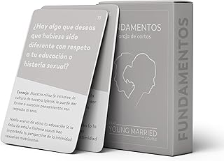 FUNDAMENTOS Baraja de cartas - DYMC Foundations Card Deck for Couples in Spanish - iniciadores de conversación para parejas - Regalo de boda, Regalo de Aniversario