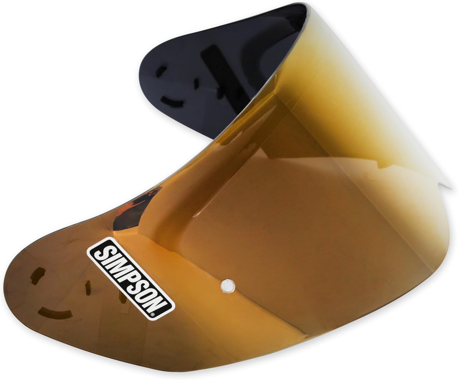 Simpson Motorcycle GBGSE Helmet Shield - Ghost/Speed Bandit Series - Gold Mirrored