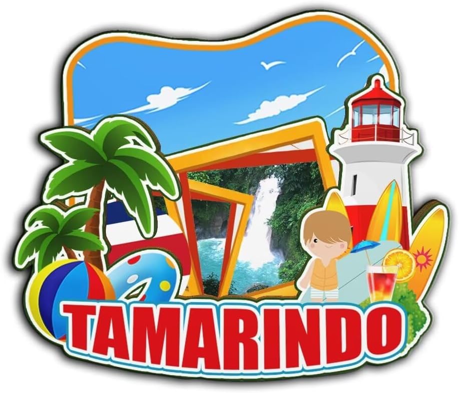 Tamarindo Costa Rica Magnet Fridge Magnet Wooden 3D Landmarks Travel Collectible Souvenirs Decoration Handmade -4447