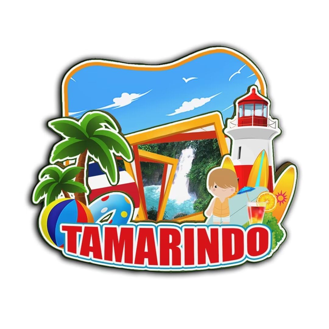 Tamarindo Costa Rica Magnet Fridge Magnet Wooden 3D Landmarks Travel Collectible Souvenirs Decoration Handmade -4447