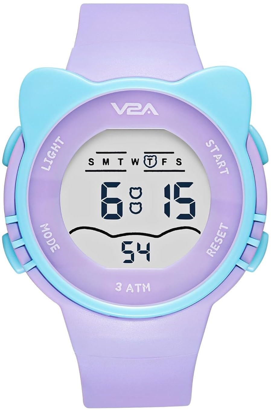V2A Resin Cure Cat Shaped Digital Kids Watch For Girls Aged Between 3 To 10 Years Of Age Purple Dial&Band Sports Watches For Kids Latest Watch|Return Gift For Kids|Birthday Gifts|Gift For Girls (B0CJ756SZN) Amazon Price History, Amazon Price Tracker