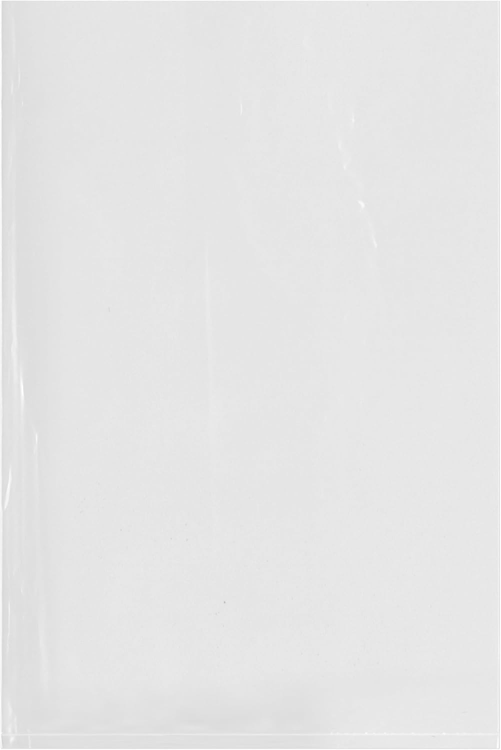 Plymor 8 x 12 (Case of 1,000), 2 Mil Flat Open Clear Plastic Poly Bags
