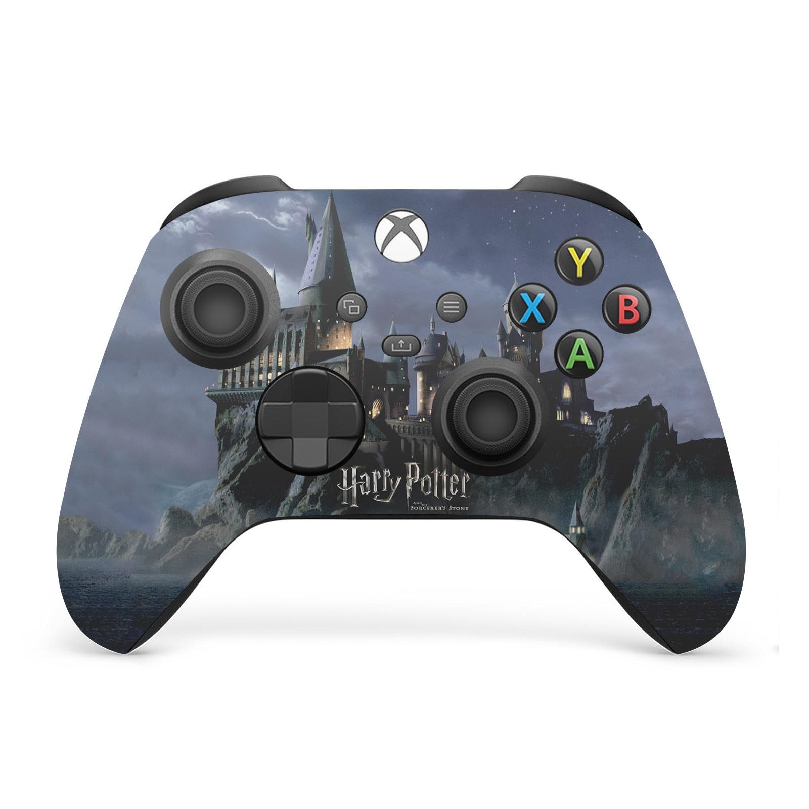 Head Case Designs sous Licence Officielle Harry Potter Château Graphiques Vinyle Autocollant De Jeu Peau Autocollant Couverture Compatible avec Xbox Series X Console and Controller Bundle