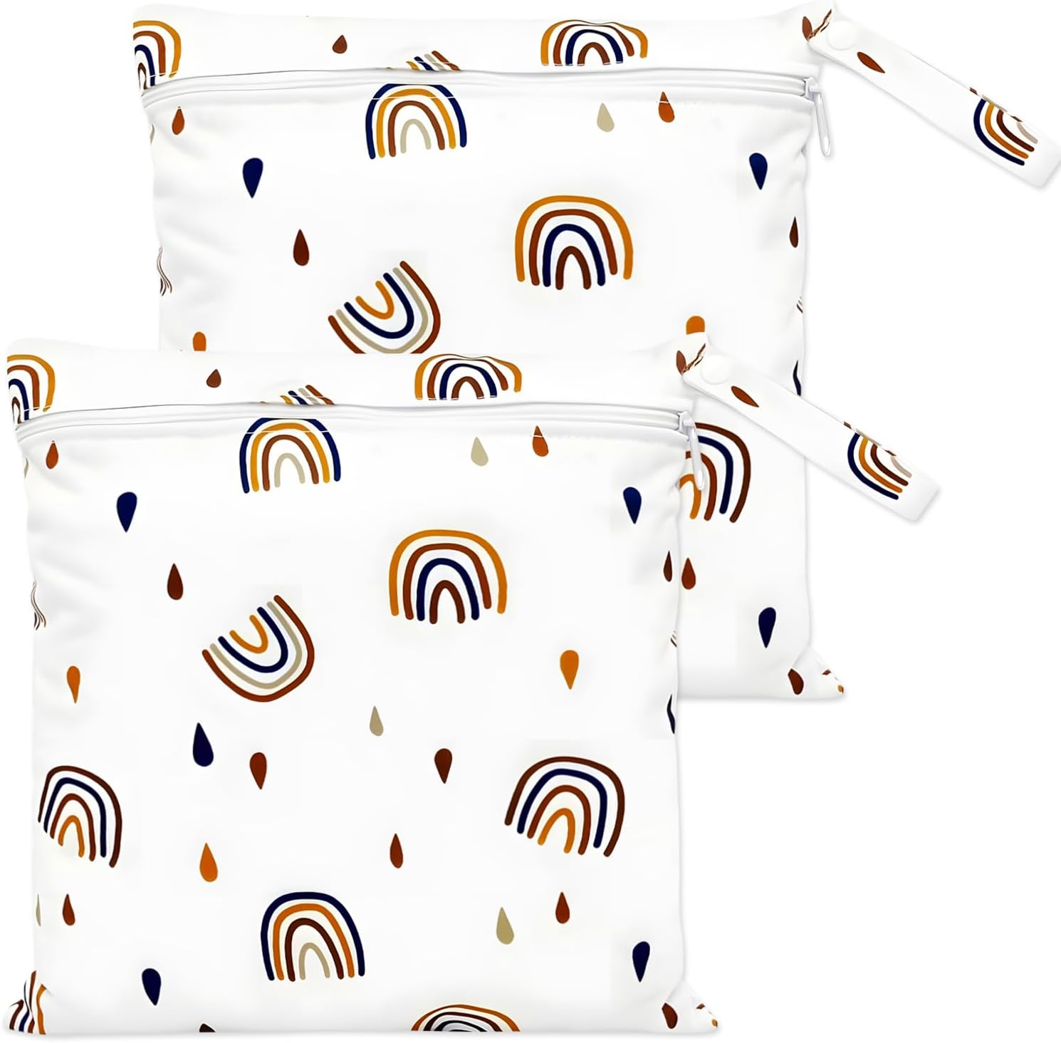 Wet Bag Per Pannolini - Set Di 3 Borse Impermeabili Riutilizzabili Con Cerniera, Motivo Orsi, Ideali Per Viaggio, Piscina, Palestra