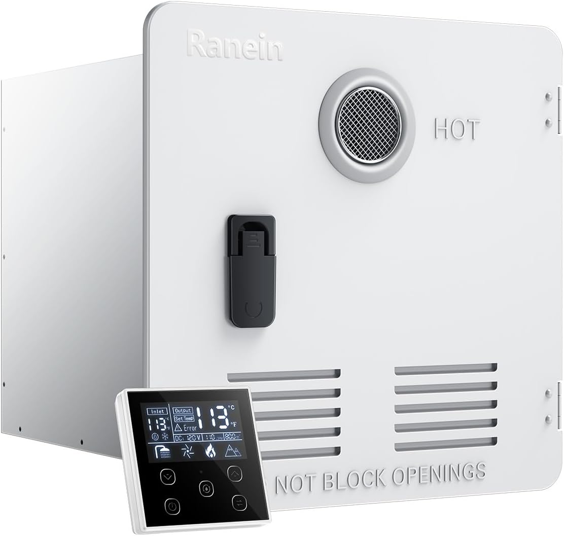 Ranein 65,000 BTU RV Tankless Water Heater, High Altitude Available