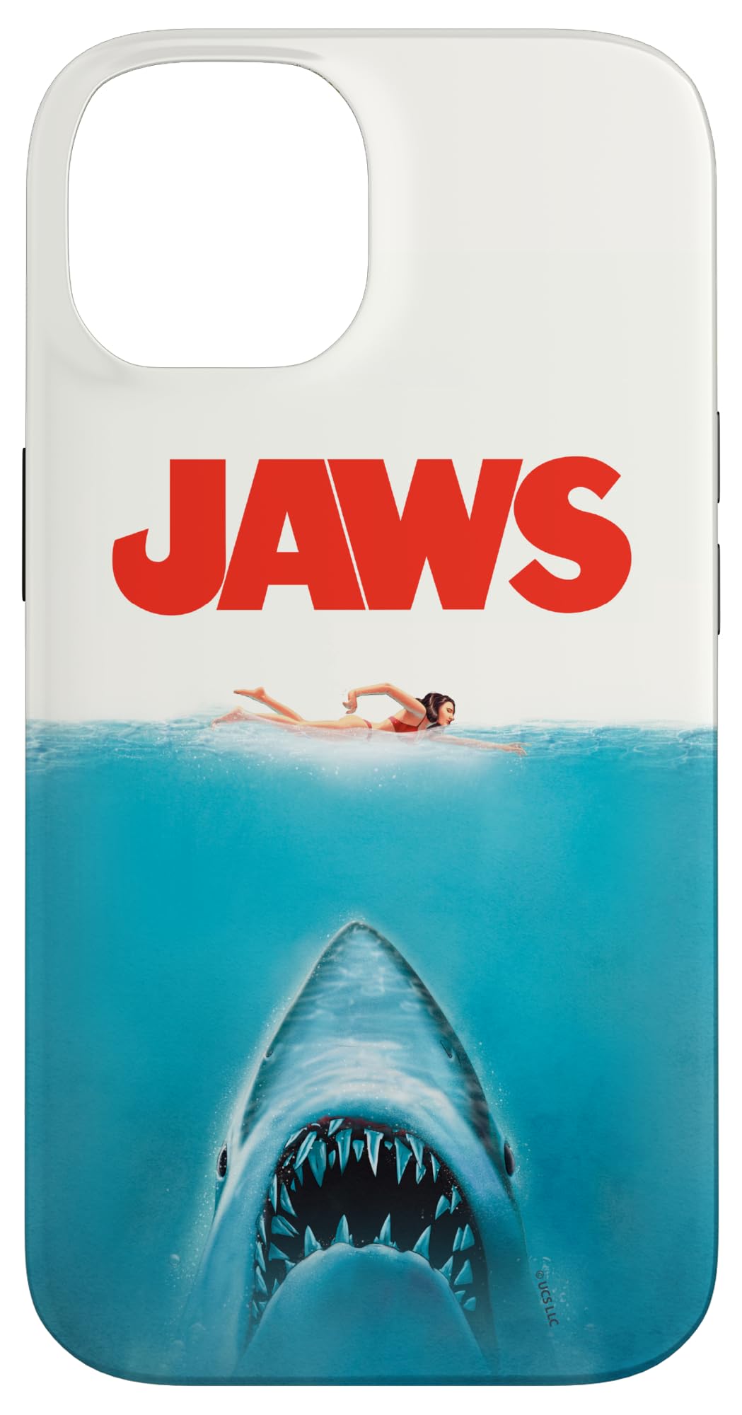 Jaws 50th Anniversary Poster Classic Front & Back Case for iPhone 14