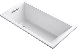 Best Kohler K-1121-0 Underscore Drop-In Undermount Bathtub, White Review 