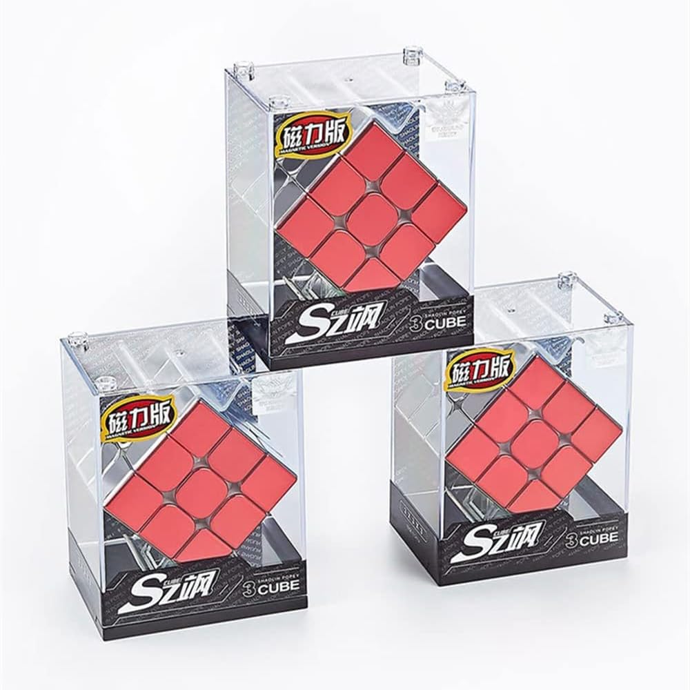 XMDCuber 3x3 Speed Cube Magnétique de Vitesse Puzzle Réfléchissant Miroir Brillant