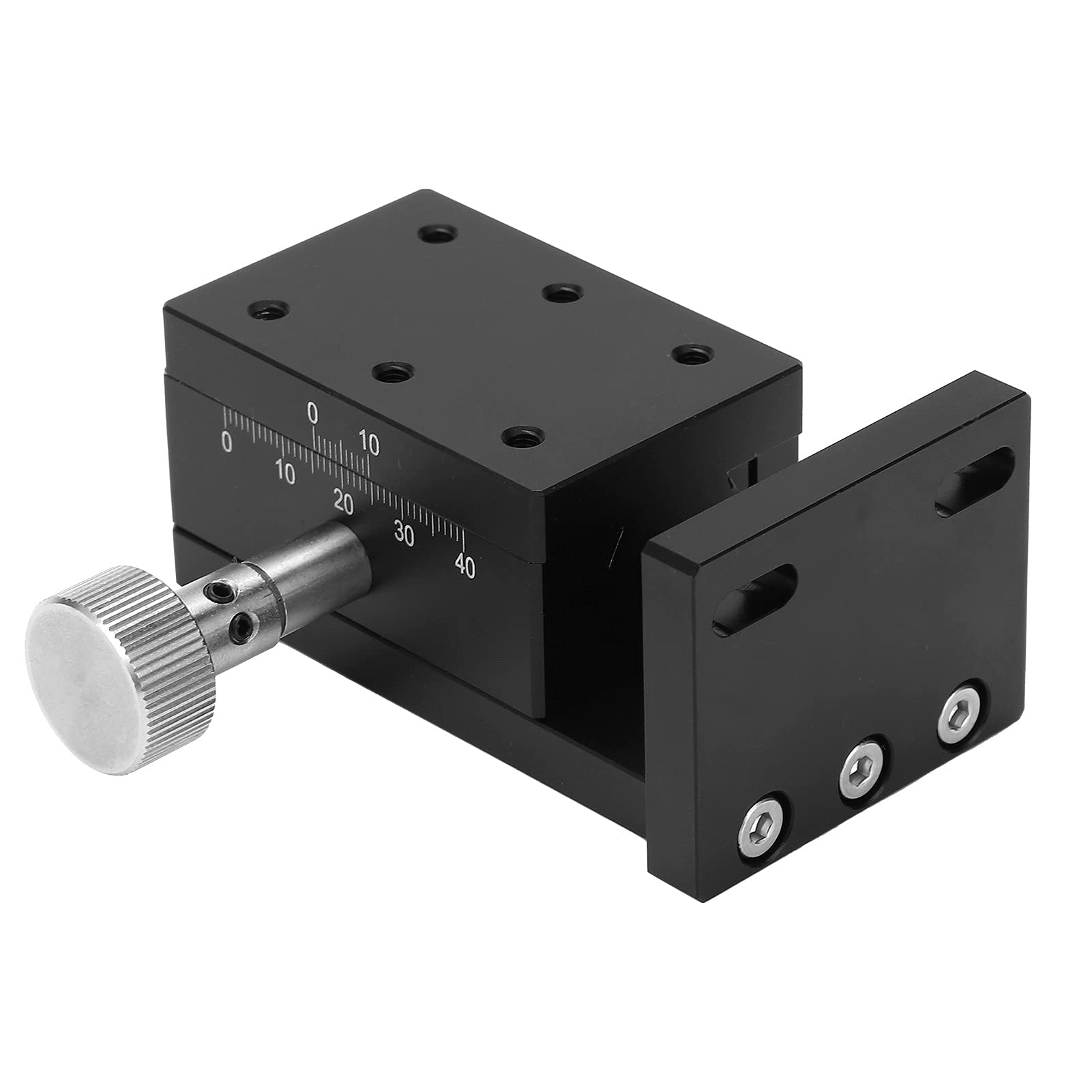 Stufe, SPZ40-60 Z-Achse-Rack und Ritzel Schwalbenschwanz-Schiebetisch-Positionierungstabelle Z-Achsen Lineares Bühnenhandbuch Fine-Tune-Schiebetisch Aluminiumlegierung
