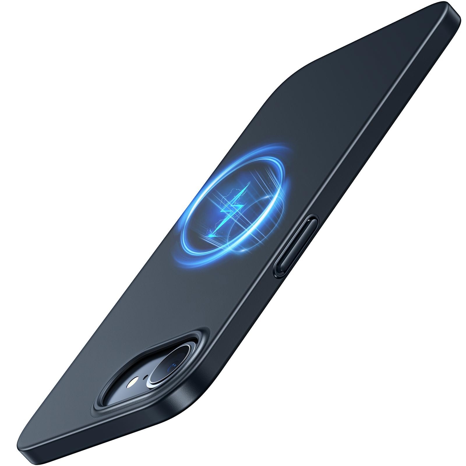 TORRAS Custodia Ultra Sottile Magnetica Per IPhone 16e (2025) – [N.1 In Magnetic Hold] – Colore Nero – Materiale TPU