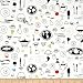 Whip It Up Kitchen Items Toss White Fabric By The Yard
