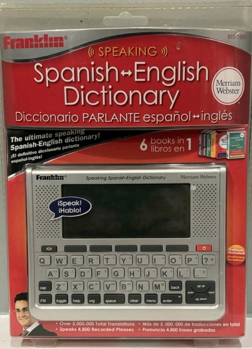 Franklin Electronic Publishers BES-1890 Speaking Spanish-English Dictionary