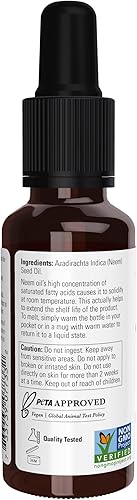 Miniatura 3 de NOW Soluciones, aceite de neem, 100% puro, hecho de aceite de semilla de azadirachta indica (neem), alivio natural de la irritación y otros