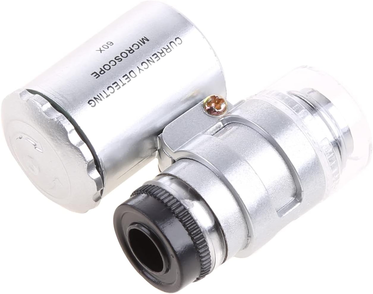 Yuly Mini 60X Magnifier Microscope UV Jeweler Loupe Currency Detector with LED Light Micro Scope image 4