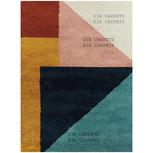 Image of Modern Quality Carpet /Trending Design Hand Woven Fluffy Rug /Mats for Bedroom /Dinning Hall /Living Room 2-inch Thick [Size 9x12 feet]