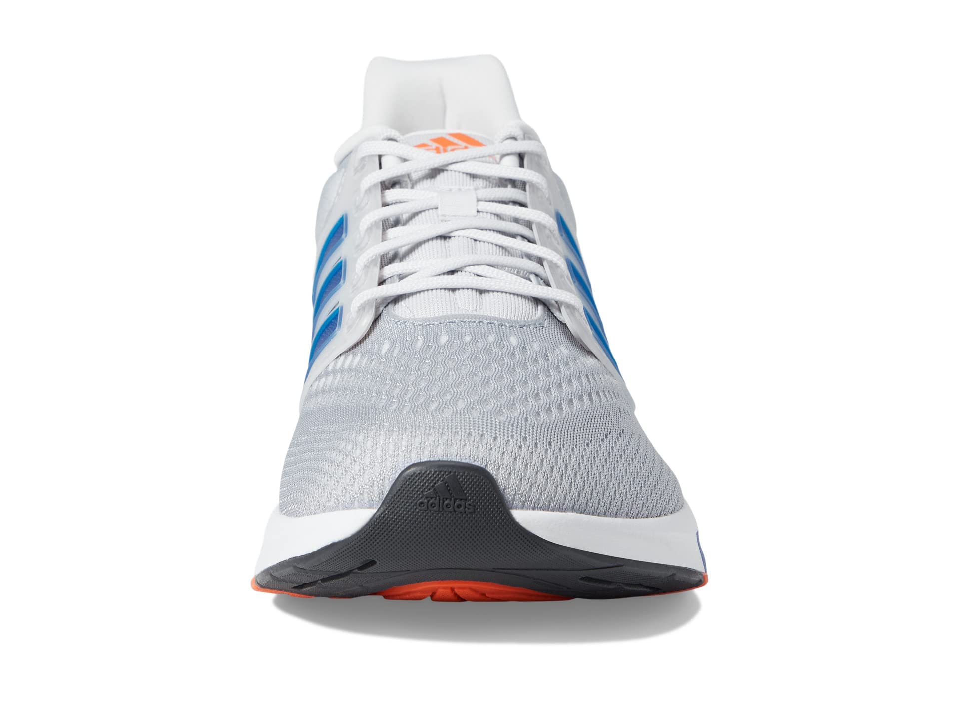 adidas EQ21 Run Halo Silver/Team Royal Blue/Semi Impact Orange 9.5 D (M)