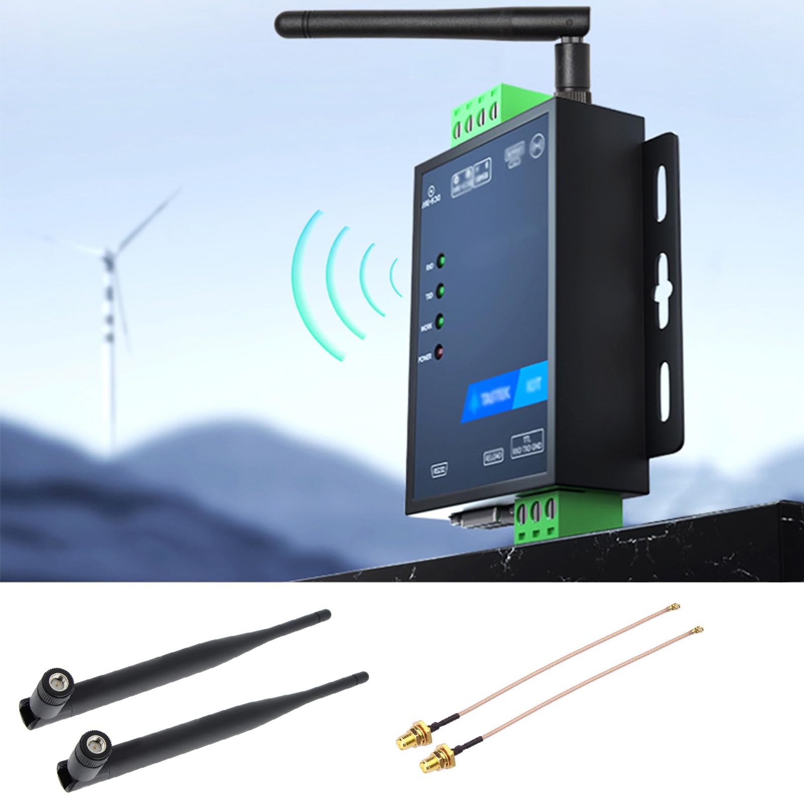 4 sztuki 868 MHz LoRa antena 5dBi SMA wtyczka 195 mm + IPEX na gniazdo SMA kabel do Meshtastic ESP32 LoRa 32 V3 HTCC-AB02S LoRa32u4II