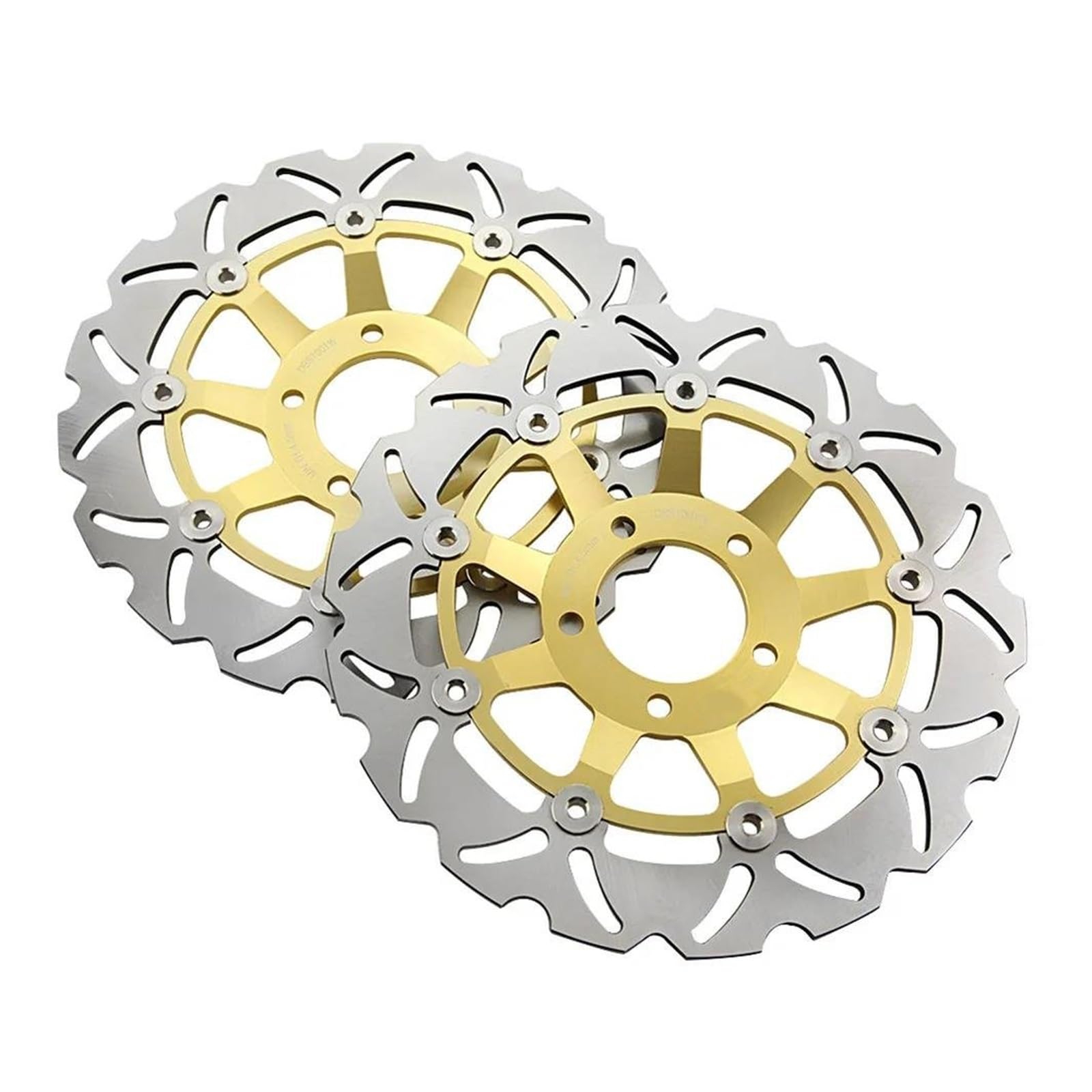 WziFAhao Brake Disc Disk Rotor For GSX750 750F 600F R400 SV 650 S DER IZO RF600400R 1Pair Motorcycle Front Brake Disc Rotors