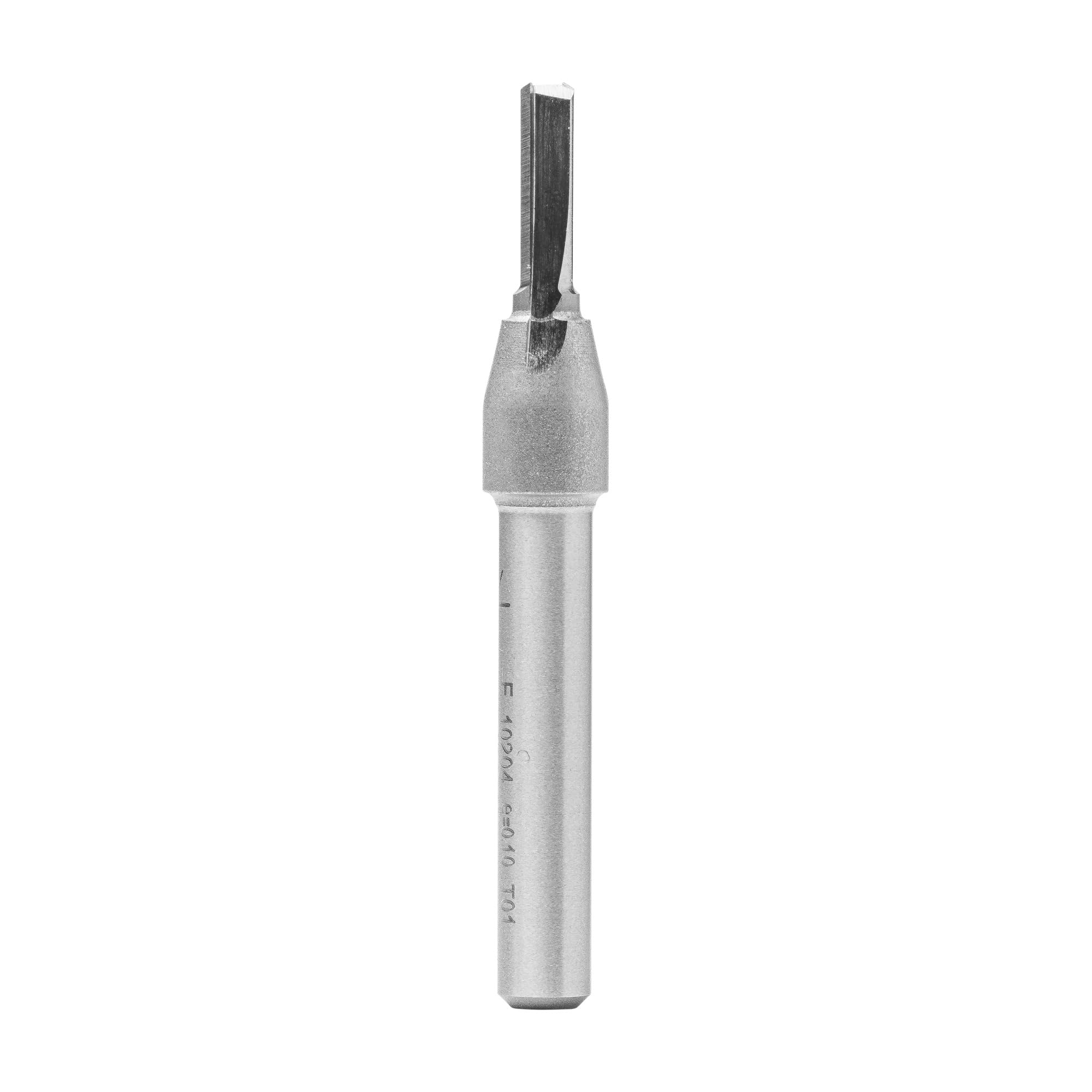 ENT 10204 Fraise à rainurer Carbure, Queue (S) 6 mm, Diamètre (D) 4 mm, NL 12 mm, SL 32 mm, GL 57 mm