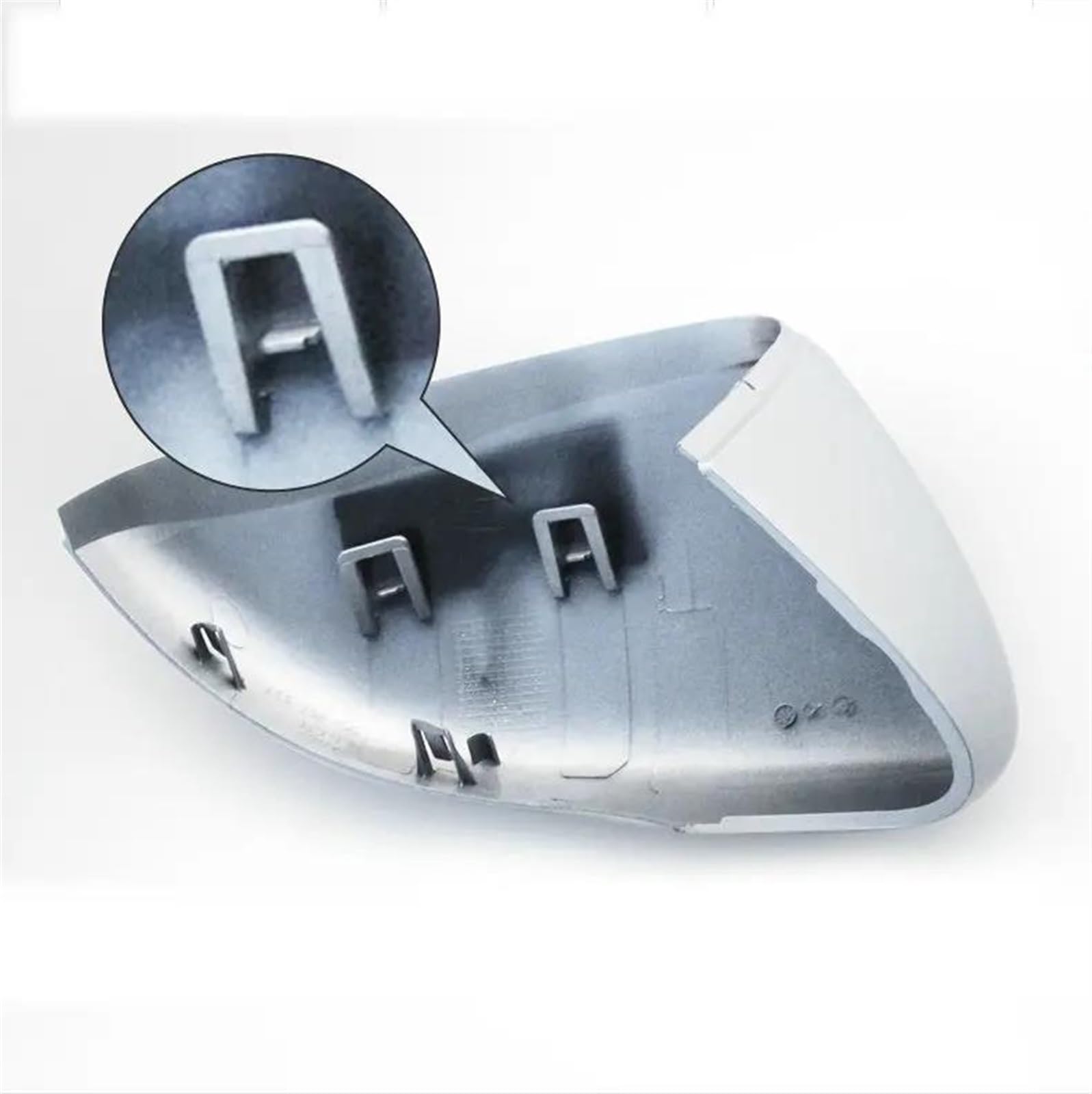Tapas Espejo Lateral Para VW Para Golf MK6 6 VI GTI R20 Reemplazo la carcasa espejo retrovisor derecho e izquierdo La mejor tapa cubierta espejo lateral blanco Carcasa Espejo Retrovisor(izquierda)