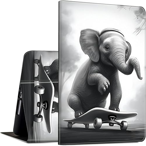 Vista 57 de Funda para Kindle de 6 pulgadas (11.ª generación, versión 2024/2022) delgada de piel sintética, ajustable, multiángulo, Smart Shell con función