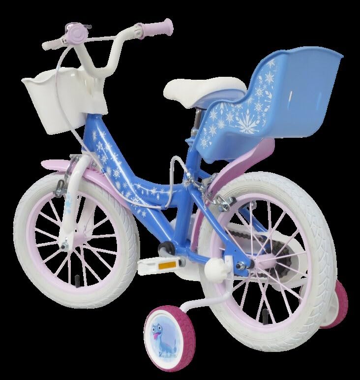 albri 16 Zoll, Kinderfahrrad Frozen (Die Eiskönigin), Hellblau Spielzeug