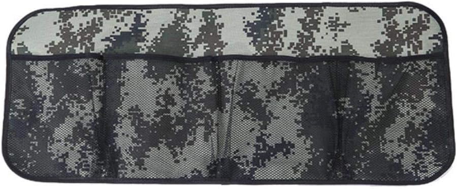 JUECANCar Rear Seat Back Storage Bag Multi Hanging Nets Pocket Trunk Bag Organizer Auto Stowing Tidying Interior Accessories Supplies,B Camouflage