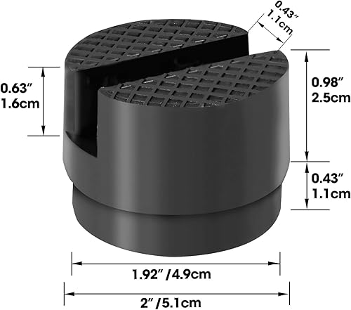 Miniatura 7 de BIG RED AT83502T-3AB Torin - Protector de riel de marco ranurado cruzado de 4-316 pulgadas, color negro, paquete de 1 unidad