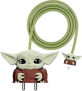 Meyaar Silicone Case for iPhone Charger 20W/18W Made for Apple iPhone 16 15 14 13 12 11 Pro Max Charger Cable with Protective Sleeve for Cable (yoda)