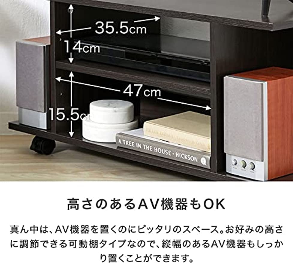 Amazon｜テレビ台 コーナー キャスター付き ロータイプ パソコン台 TV