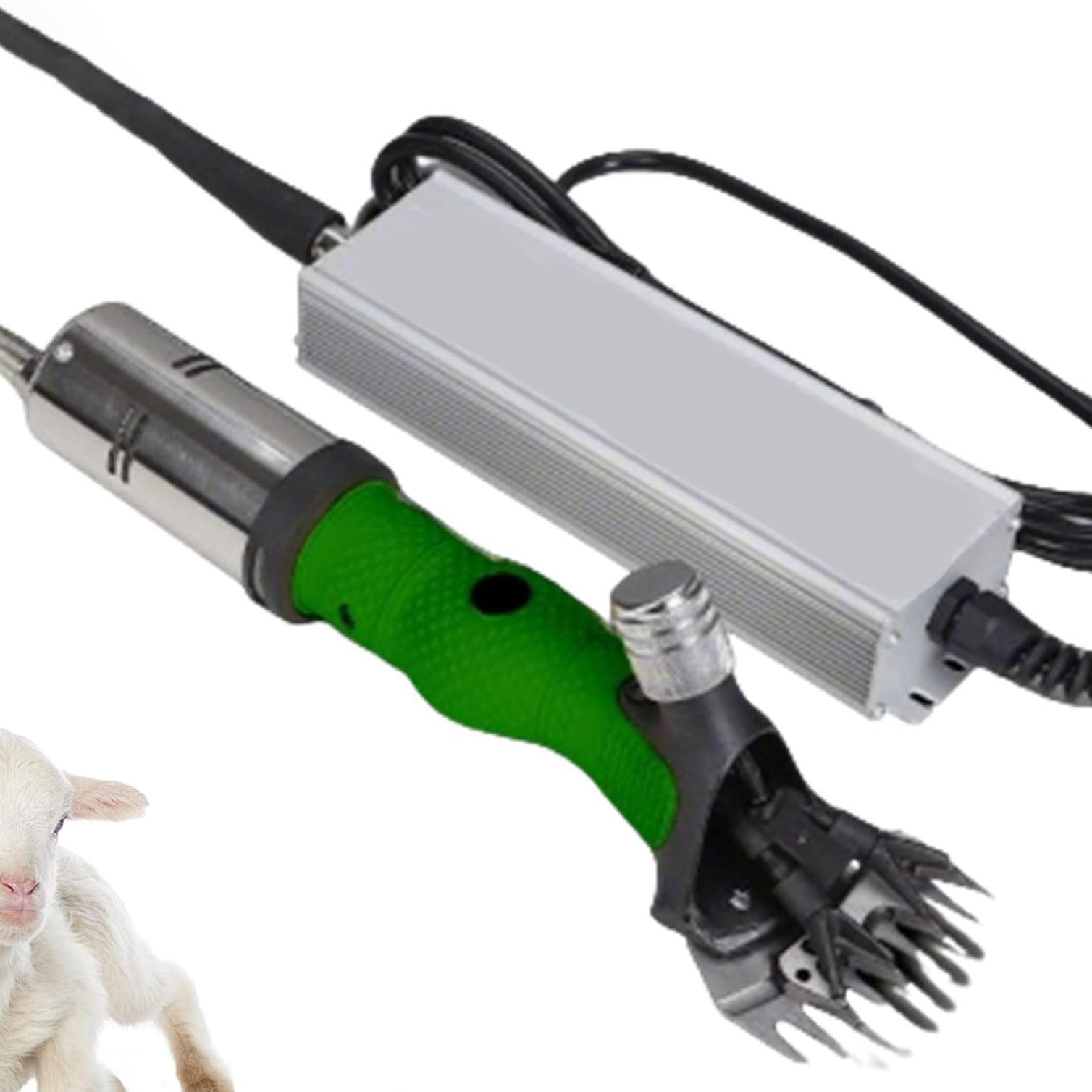 1300w Tosapecore Elettrico Professionale, per La Rasatura della Lana da Pelliccia in Pecore, Capre, Bovini, Animali da Allevamento, 9/13straightteeth M