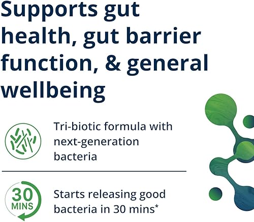 Miniatura 2 de Metagenics UltraFlora Triplebiotic - Mezcla de prebióticos, probióticos y posbióticos con Akkermansia para la salud intestinal* - Apoya