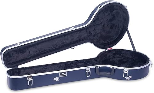 Miniatura 15 de Crossrock Funda de madera para guitarra Tweed para banjo resonador de 5 cuerdas (CR600BJTW) (CRW600BJTW) Tweed de vinilo,Negro -,Marrón