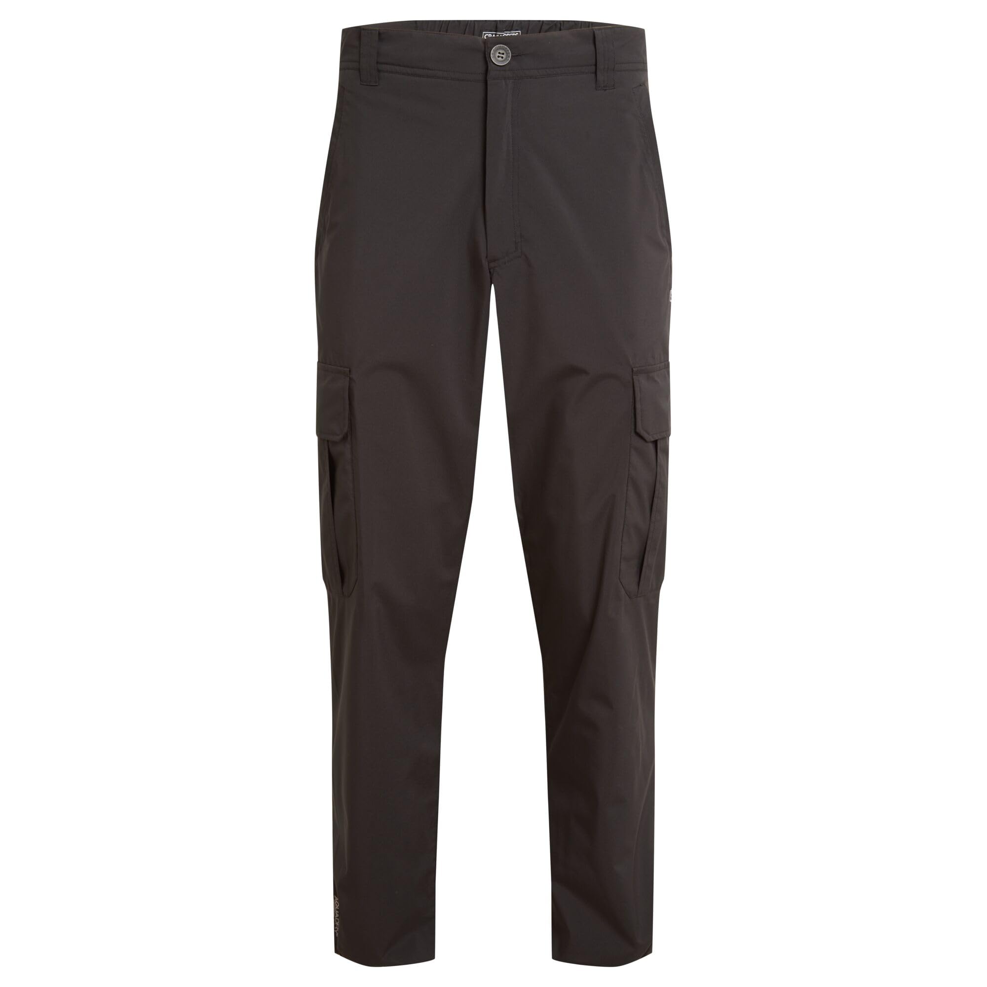 Craghoppers Men's Indus Waterproof Walking Trousers Lightweight Cargos Black