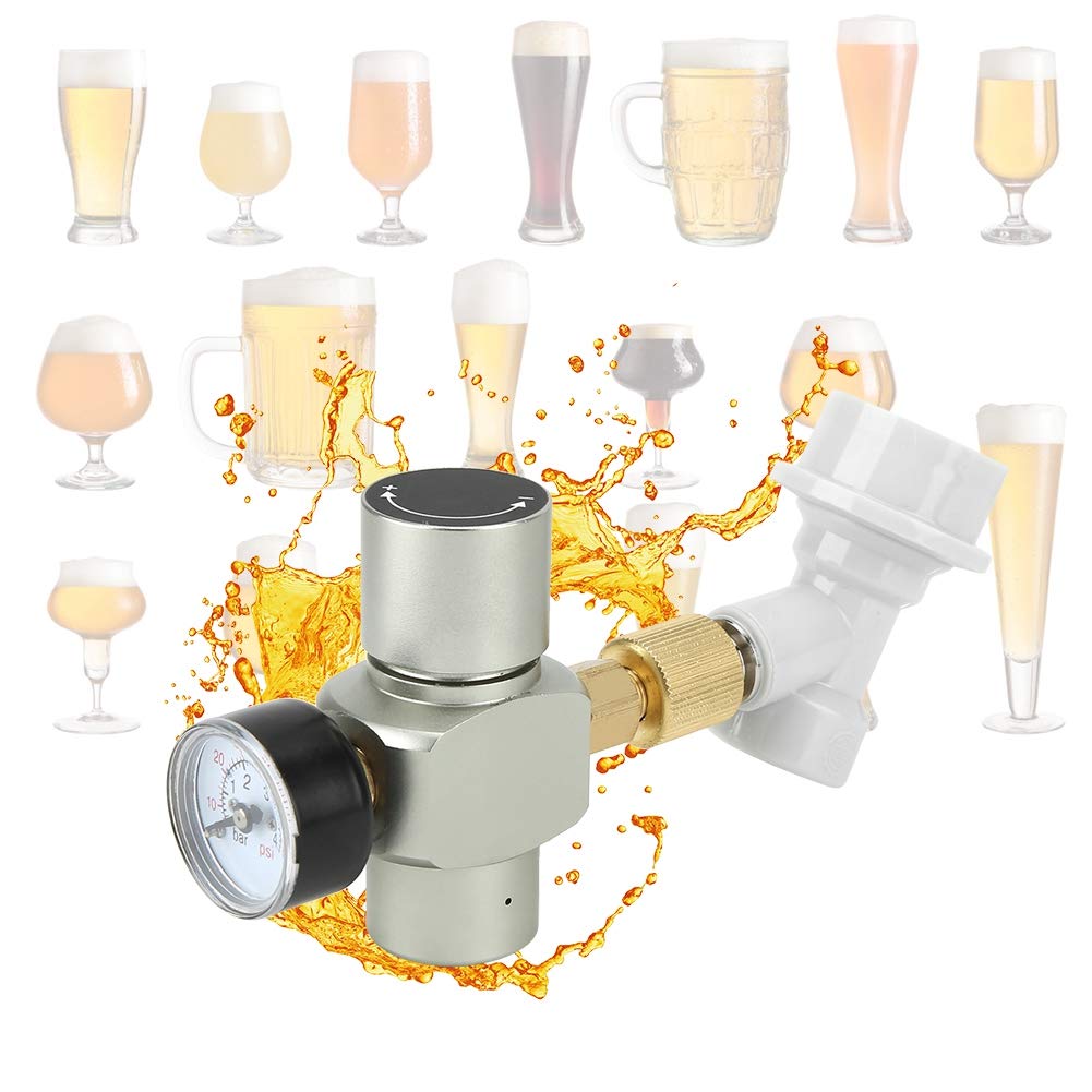 Regolatore CO2 per Homebrew 0-60 PSI con Sgancio Gas