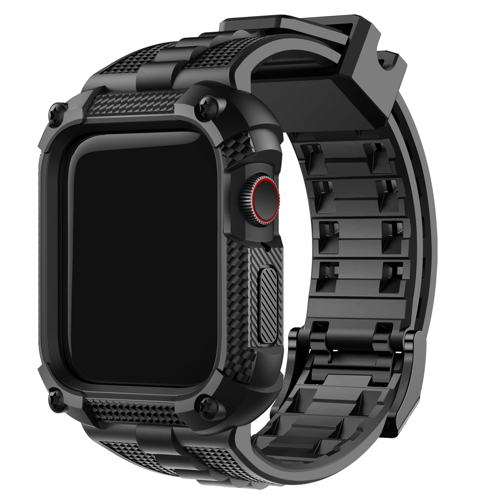 Fullmosa Compatible con correas de Apple Watch de 40 mm, 41 mm, 44 mm, 45 mm, 46 mm, 42 mm, 49 mm, 38 mm, con funda protectora, correa resistente para iWatch para Apple Watch SE/Ultra 3/2/1 Series 11