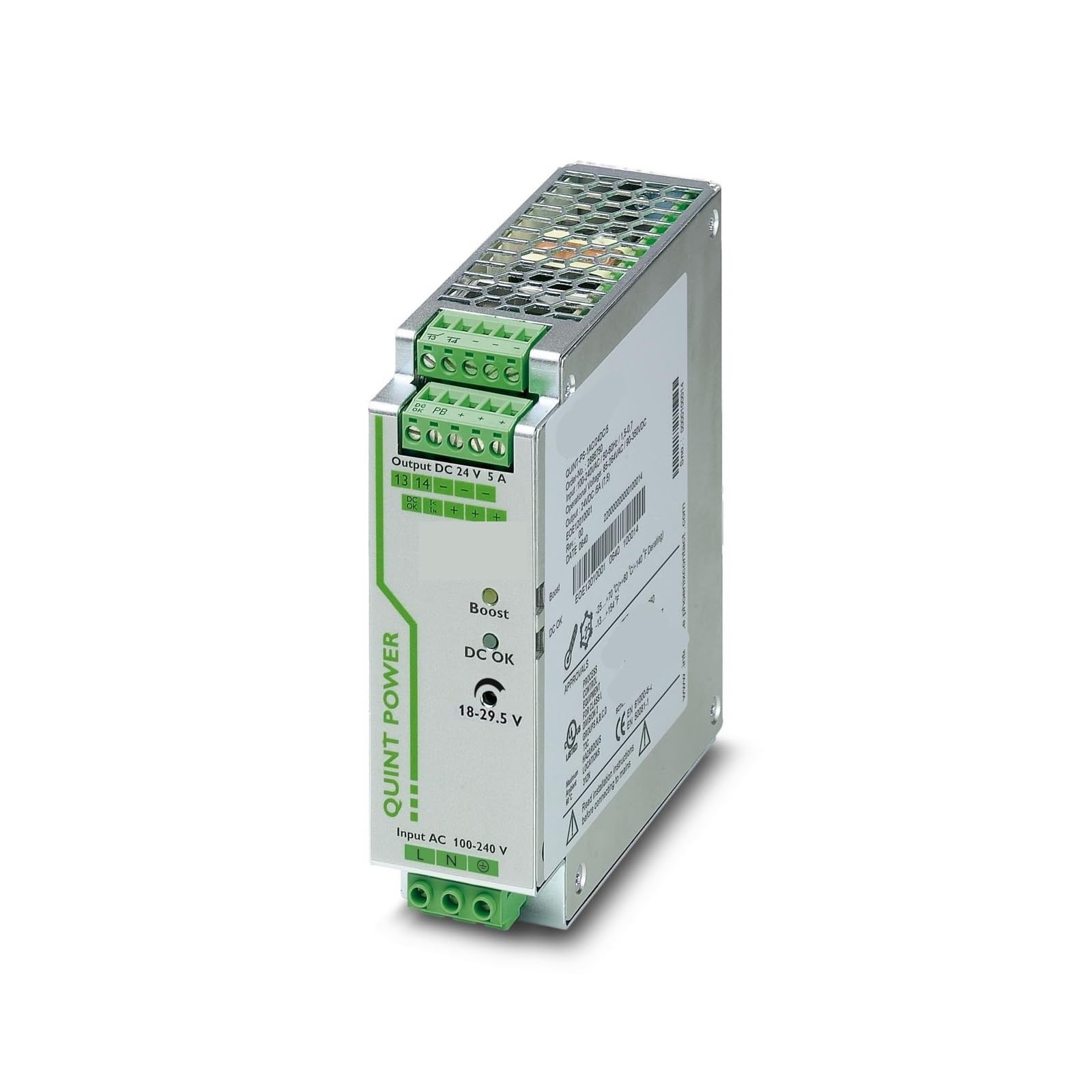 RBYRLDSTY Power Supply Power Supply QUINT-PS/1AC/24DC/ 5-2866750 for Industrial Automation