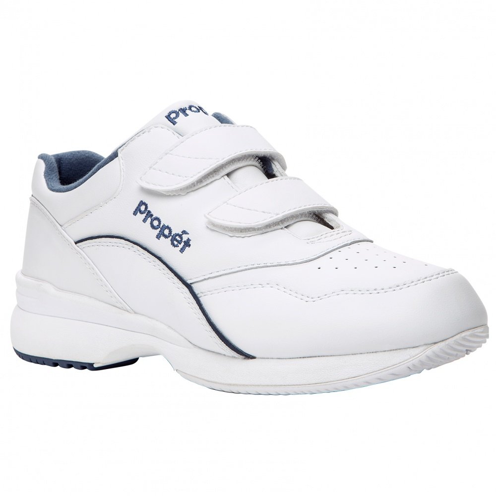 Propet Womens Tour Walker Strap Walking Walking Sneakers Shoes - Black