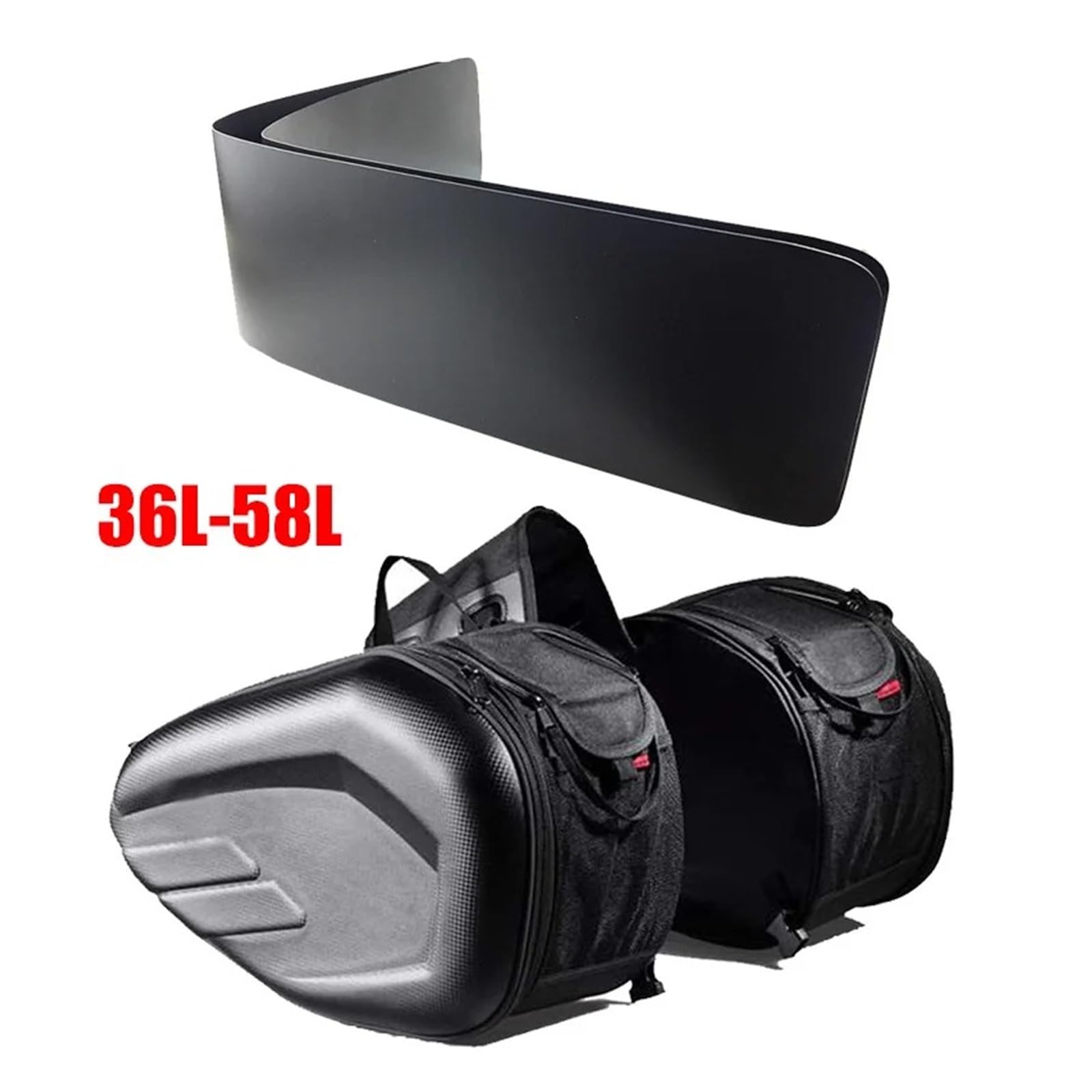 Borsa Per La Sella Della Moto Borse Da Viaggio Per Moto Casco Da, Valigia, Laterali + 1 Paio Di Impermeabili + Plastica(Cloth and plastic)